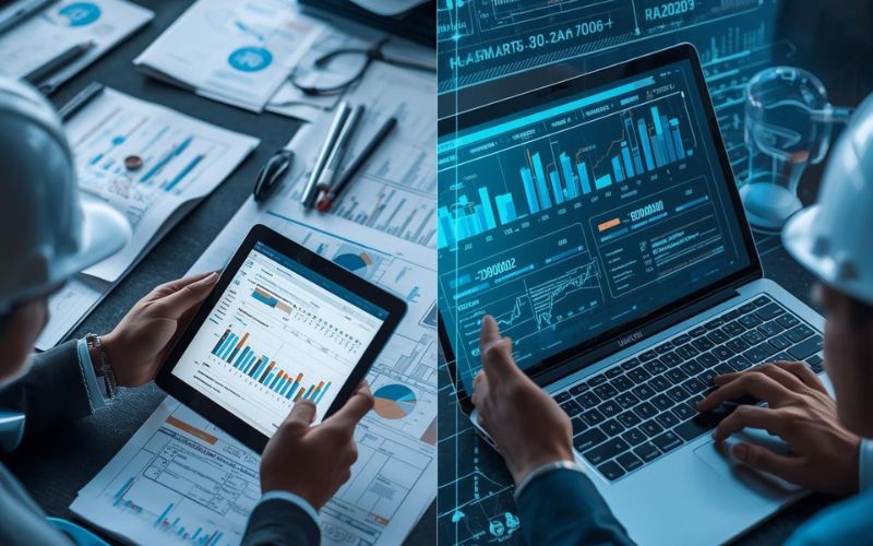 Manual processes in construction industry